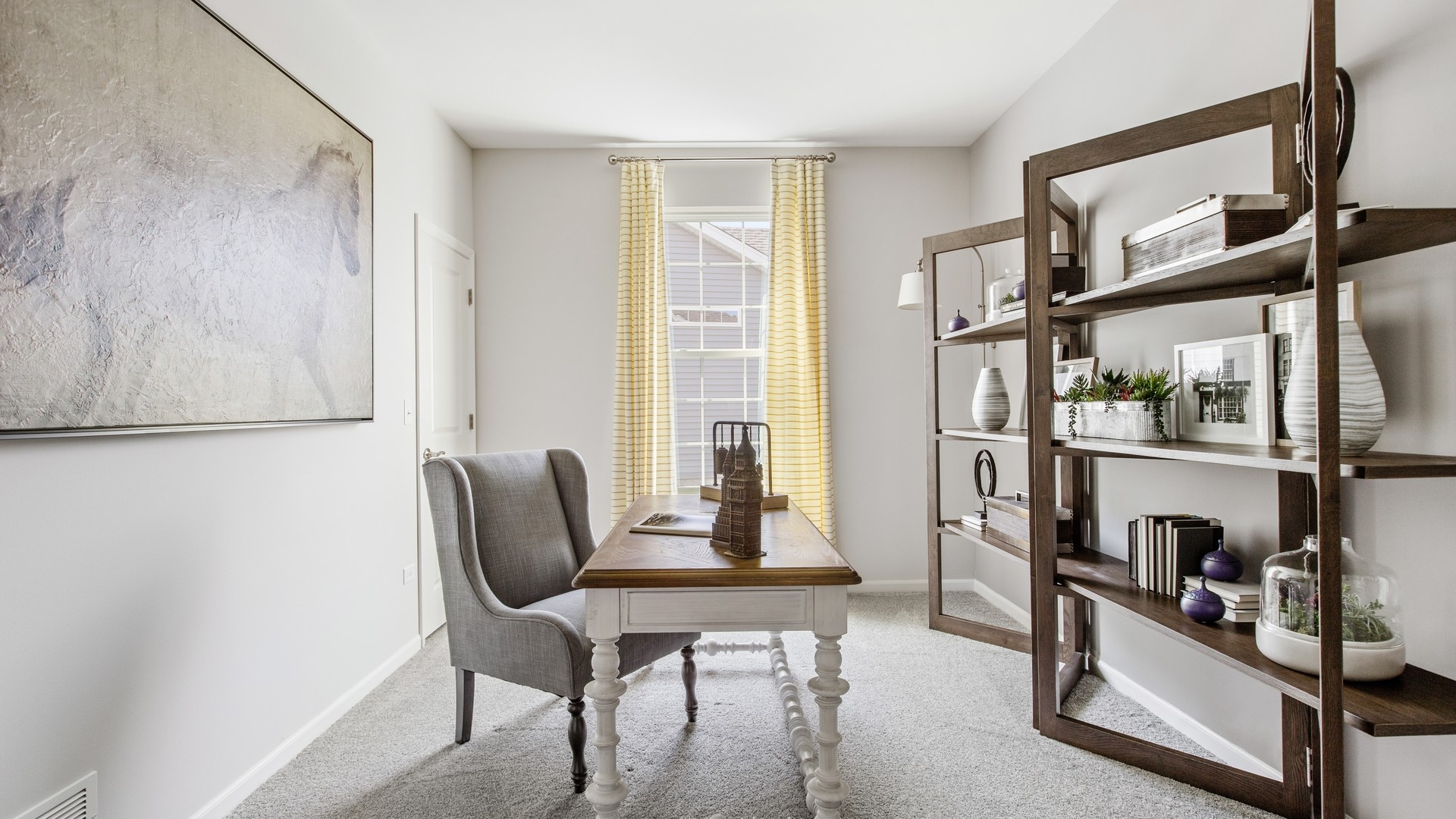 With three total bedrooms, a spare can be used as an office or a craft room